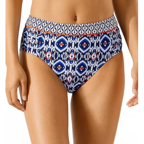 Nwt tommy bahama Island Cays Ikat Hi Waist Bottoms sz XS #TT - Picture 1 of 5